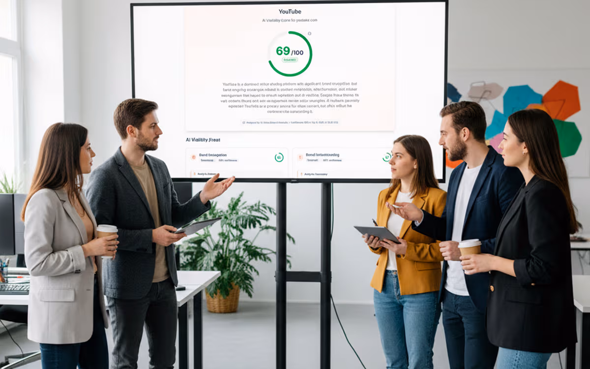 AI Visibility Score Dashboard - Get comprehensive scoring across major AI models