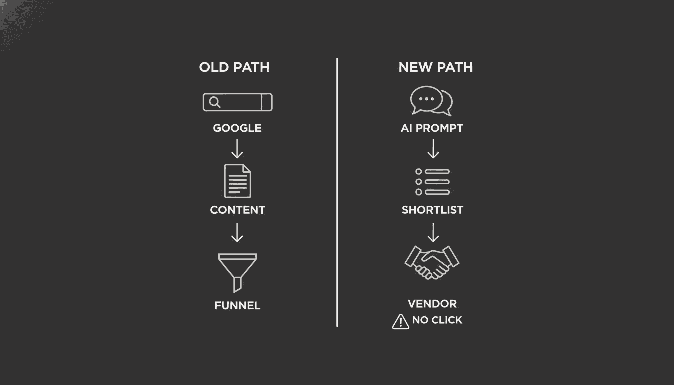 Why AI Search Is Becoming the First Step in B2B Buying