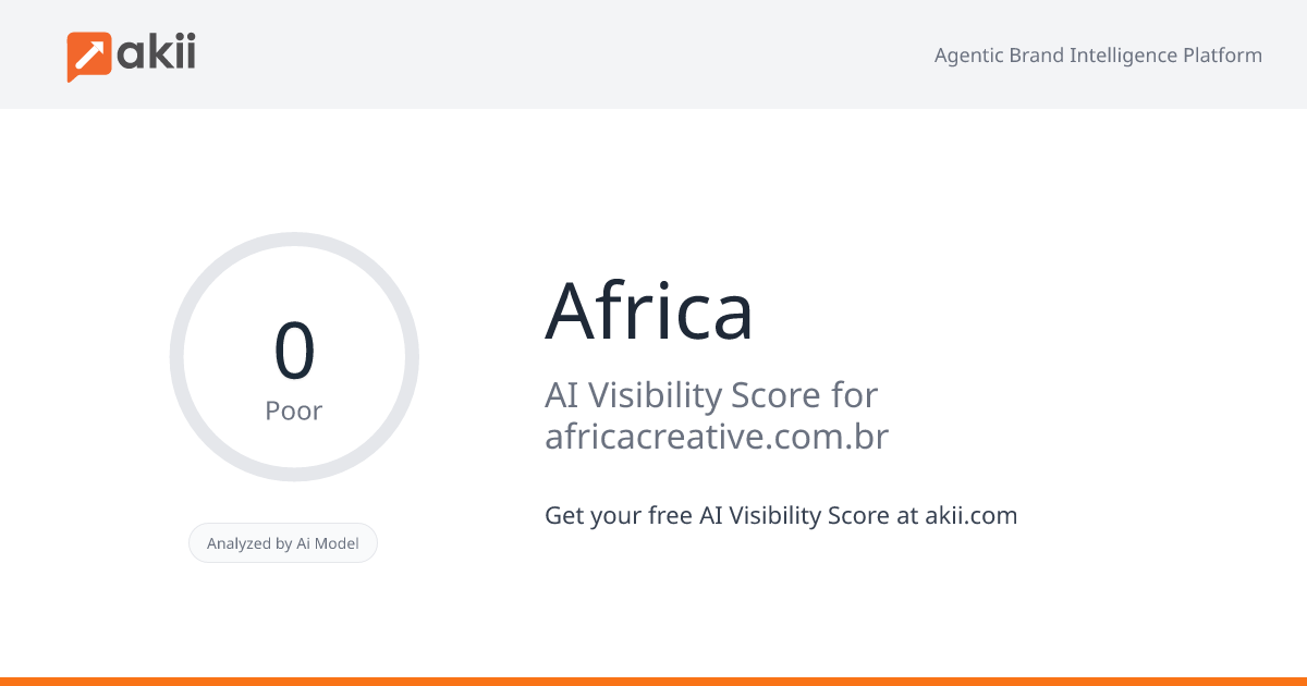 Africa AI Visibility Score