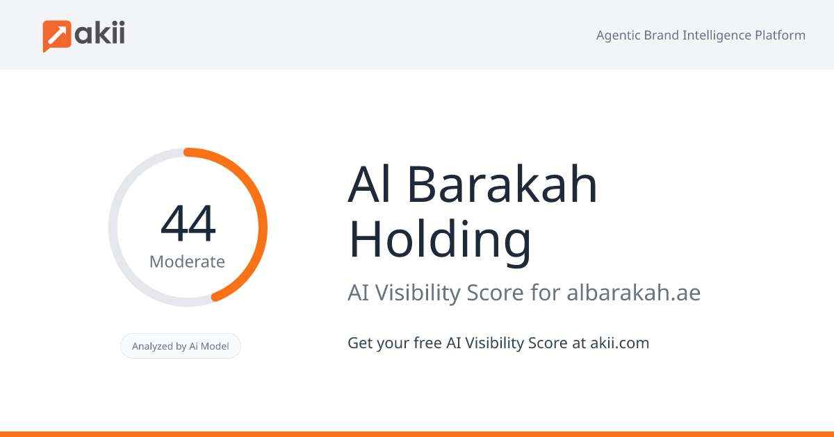 Al Barakah Holding AI Visibility Score