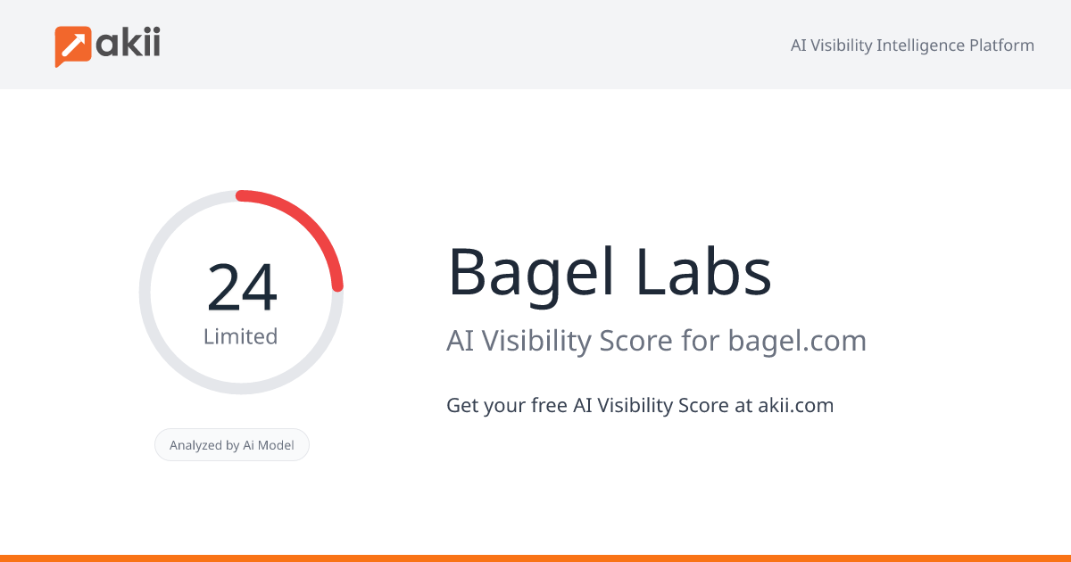 Bagel Labs AI Visibility Score