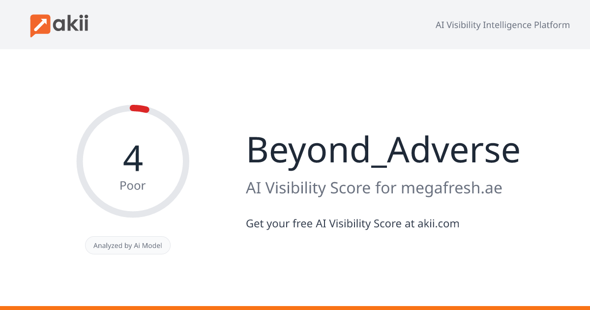 Beyond_Adverse AI Visibility Score