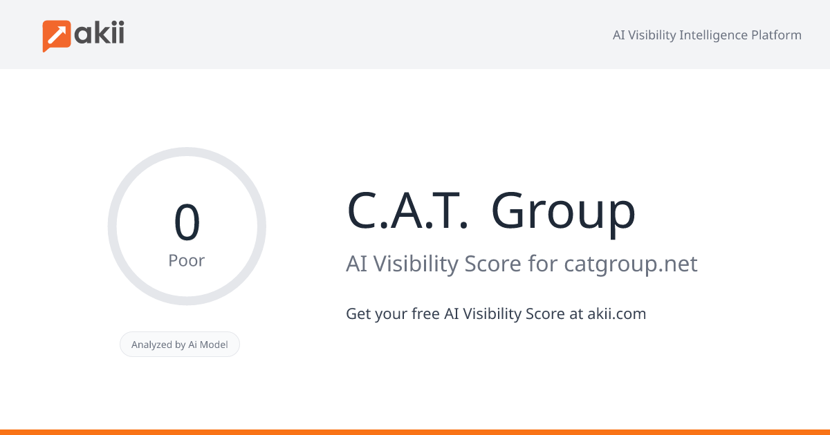 C.A.T. Group AI Visibility Score