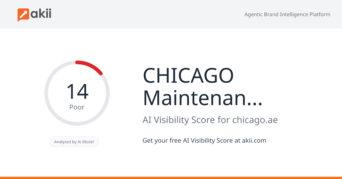CHICAGO Maintenance and Construction Co. L.L.C AI Visibility Score