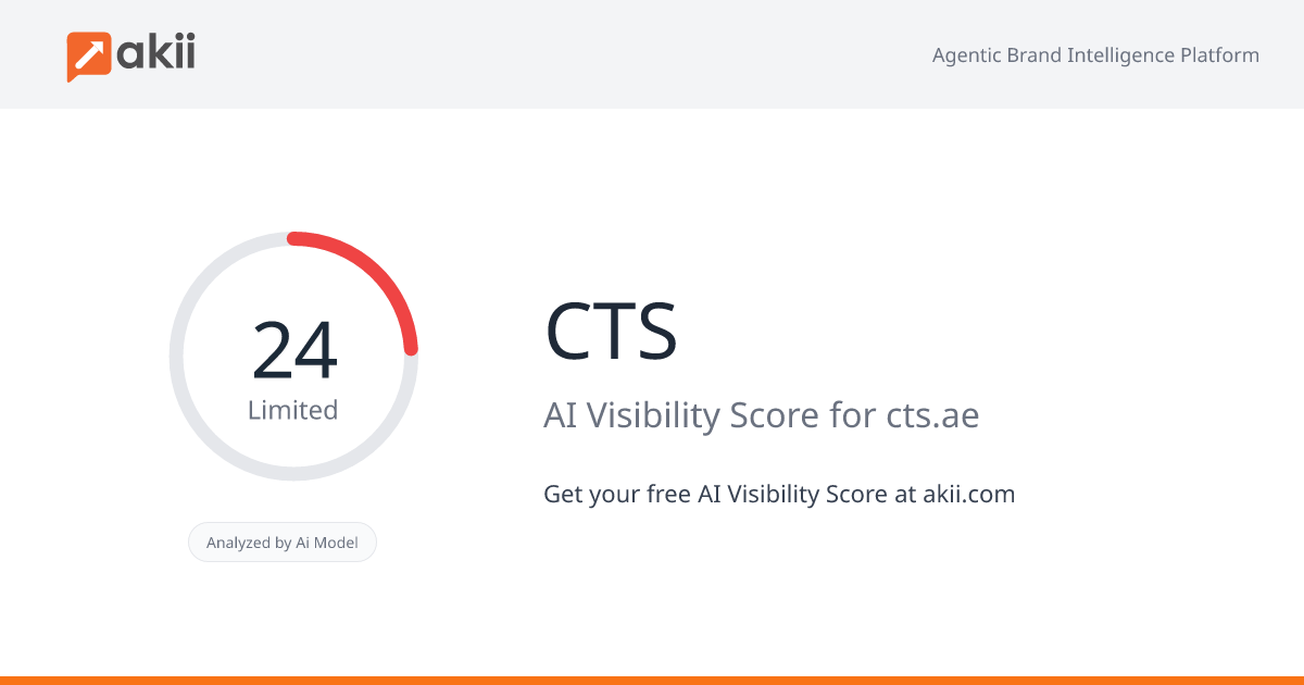 CTS AI Visibility Score