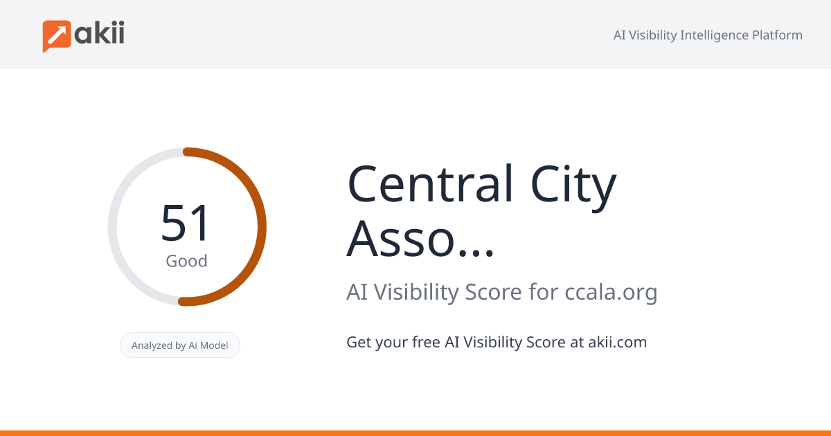 Central City Association of Los Angeles AI Visibility Score
