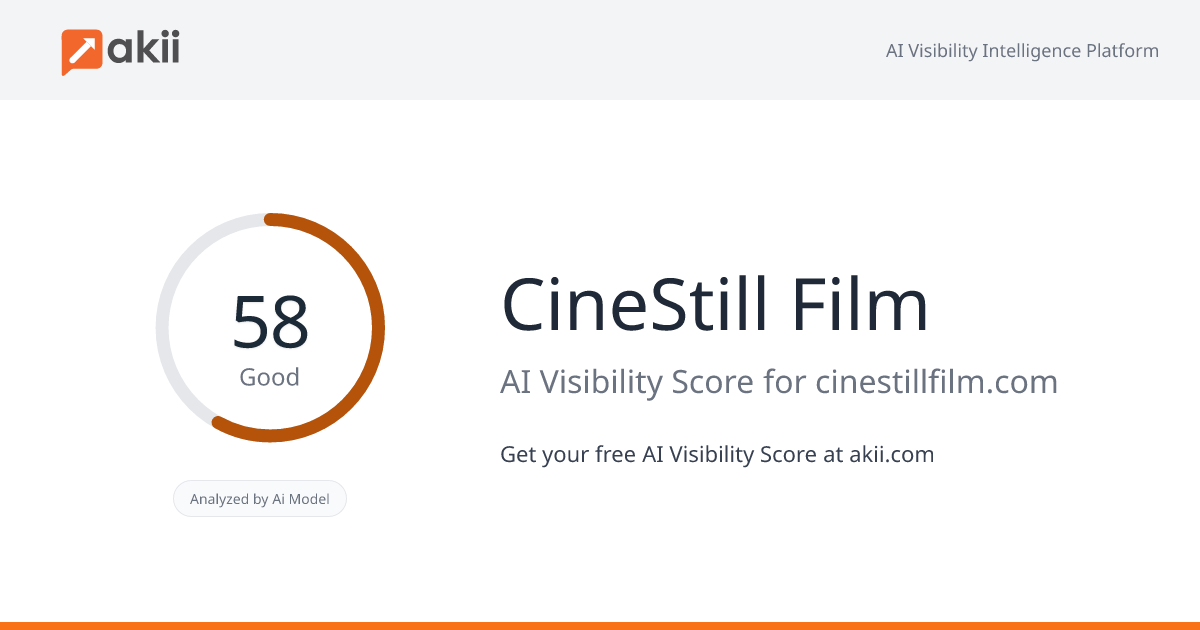 CineStill Film AI Visibility Score