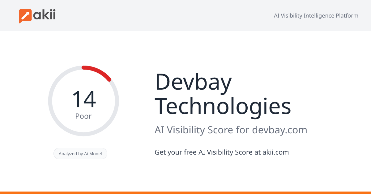Devbay Technologies AI Visibility Score