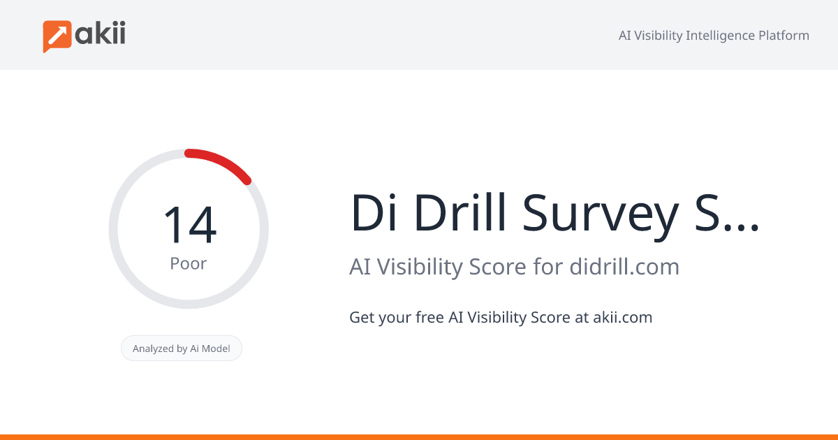 Di Drill Survey Services Inc. AI Visibility Score