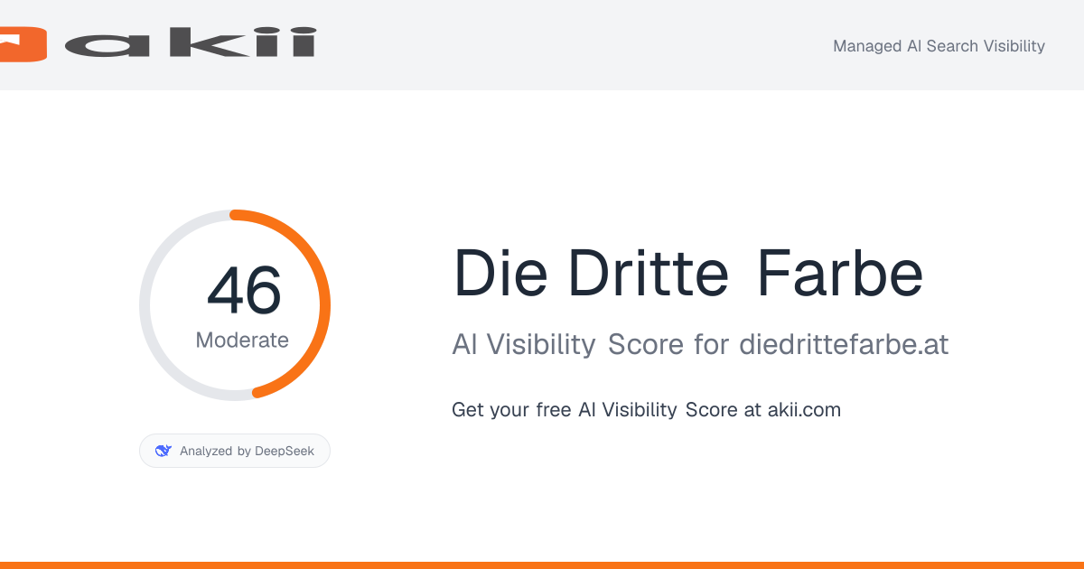 Die Dritte Farbe AI Visibility Score preview