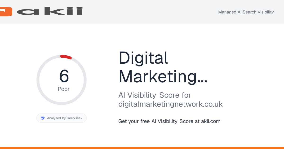 Digital Marketing Network AI Visibility Score preview