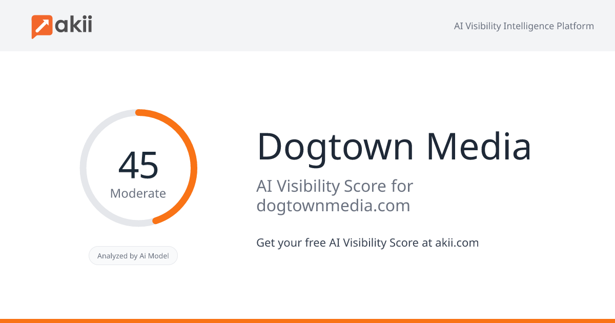 Dogtown Media AI Visibility Score