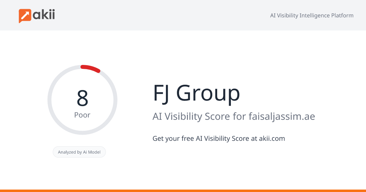 FJ Group AI Visibility Score