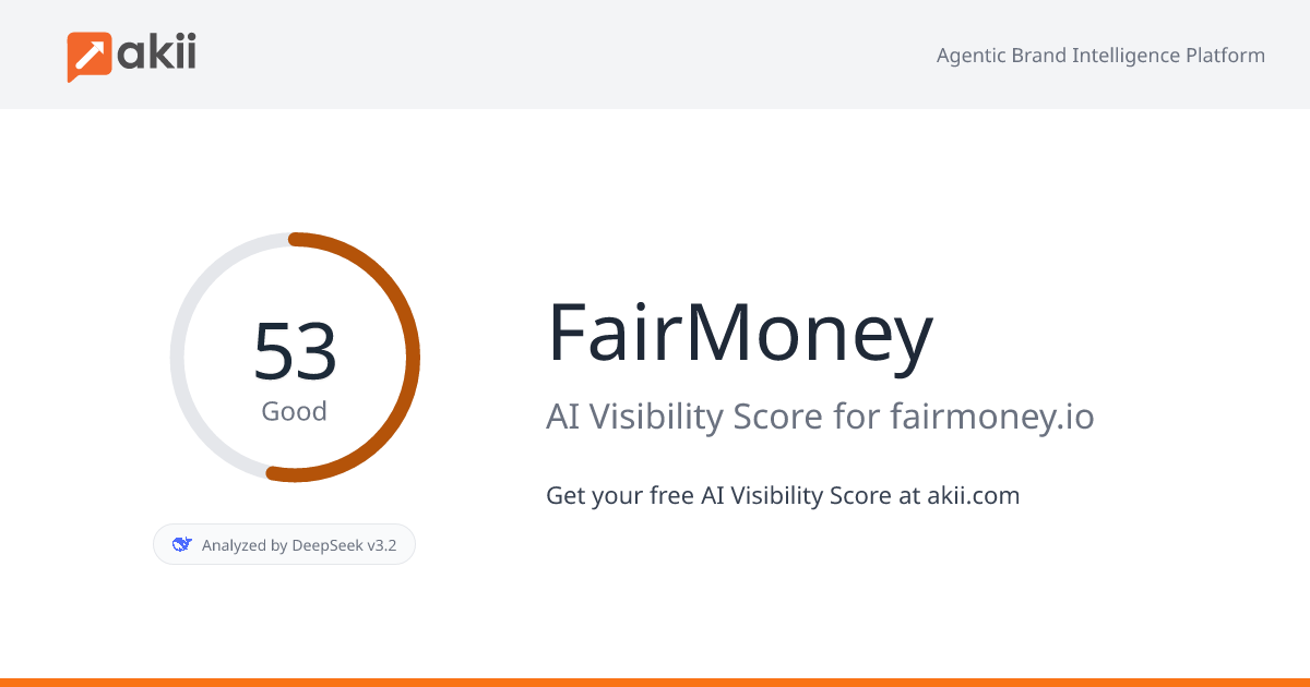 FairMoney AI Visibility Score