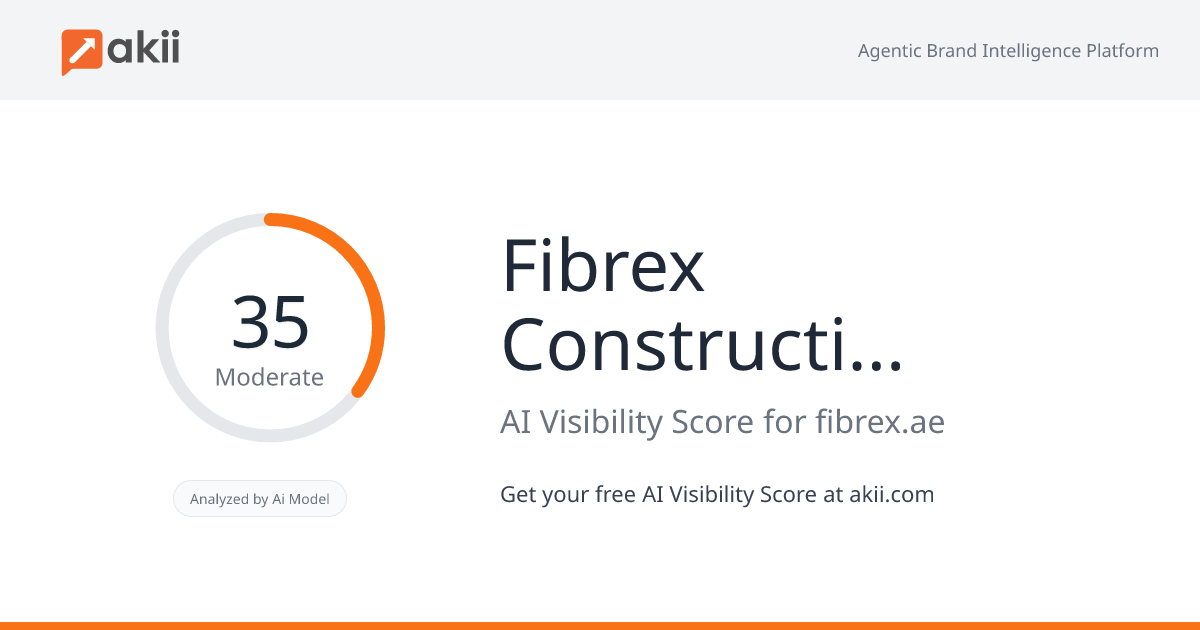 Fibrex Construction Group AI Visibility Score