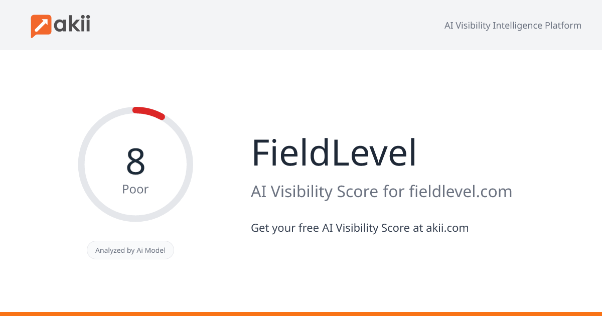 FieldLevel AI Visibility Score