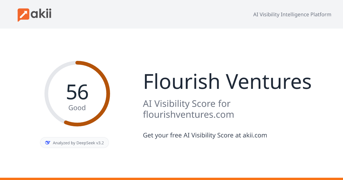 Flourish Ventures AI Visibility Score