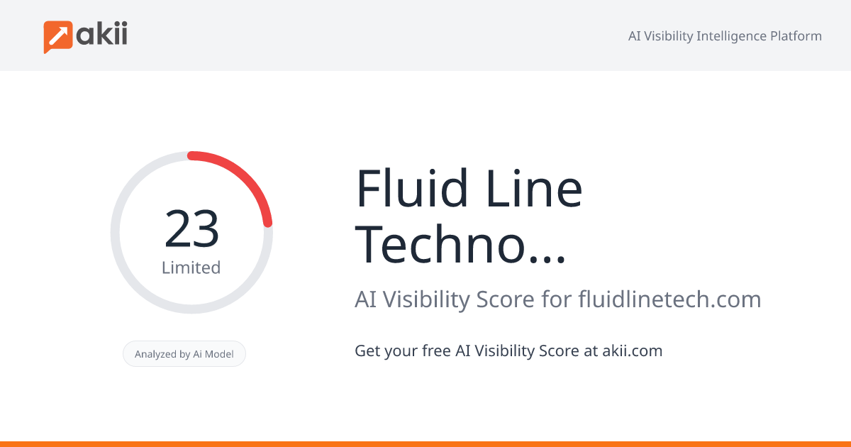 Fluid Line Technology Corporation AI Visibility Score