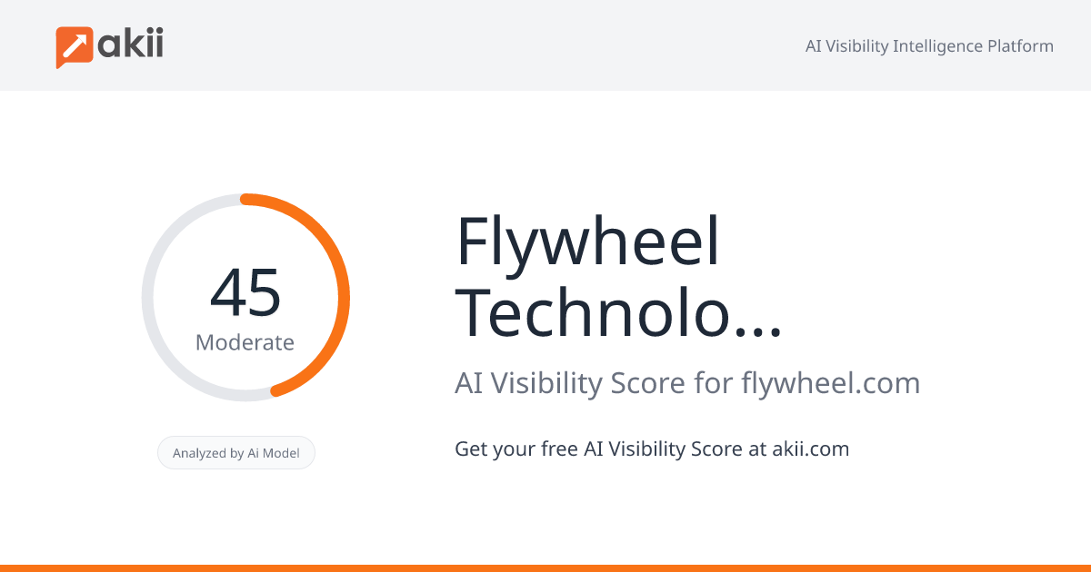 Flywheel Technologies AI Visibility Score