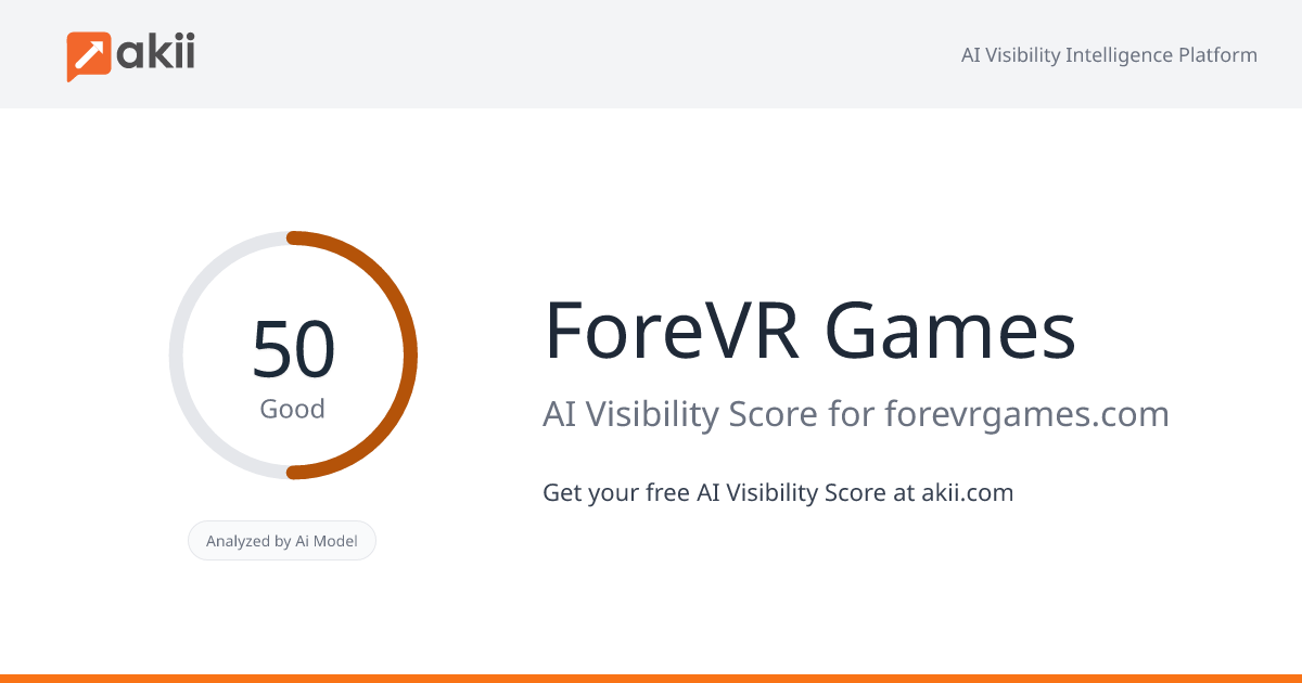 ForeVR Games AI Visibility Score