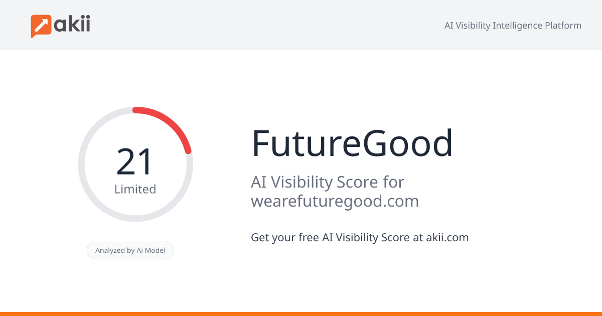 FutureGood AI Visibility Score