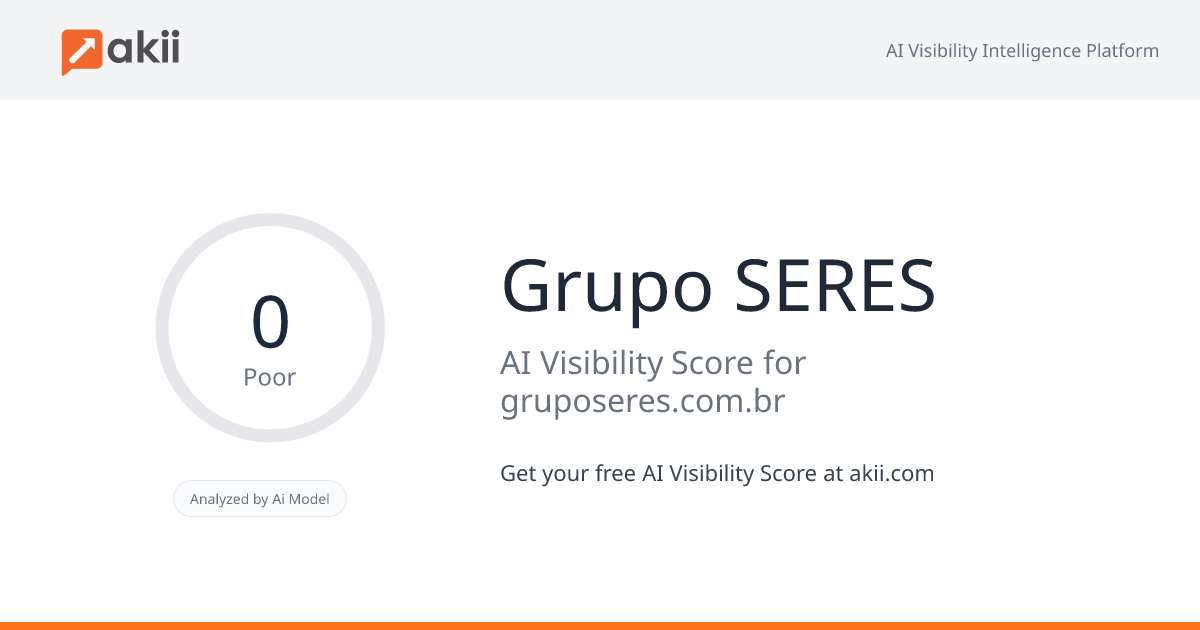 Grupo SERES AI Visibility Score