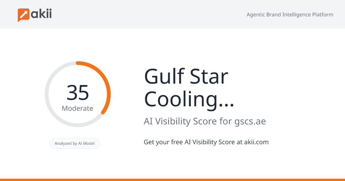 Gulf Star Cooling Services LLC AI Visibility Score