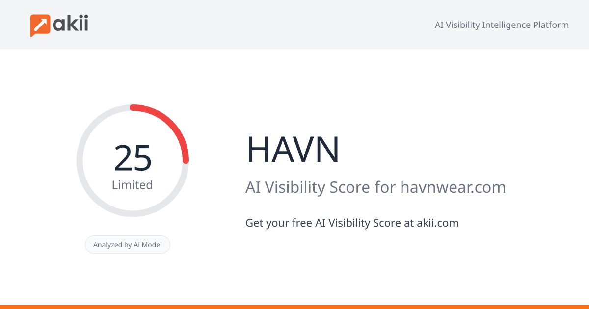 HAVN AI Visibility Score