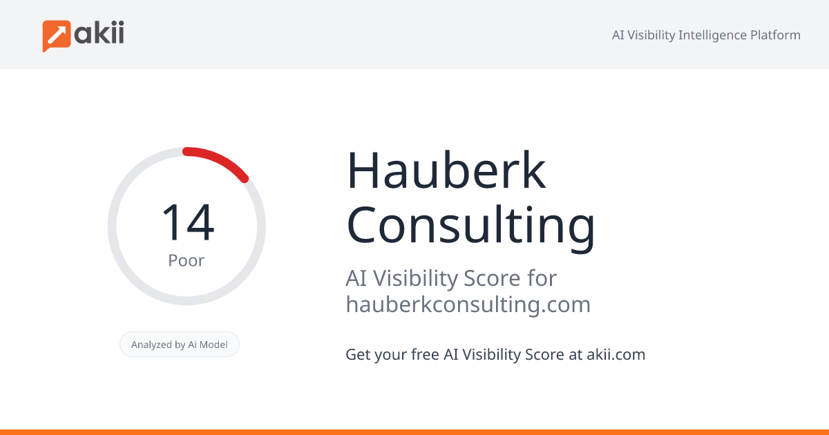 Hauberk Consulting AI Visibility Score