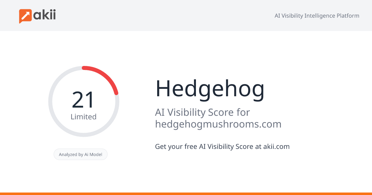 Hedgehog AI Visibility Score