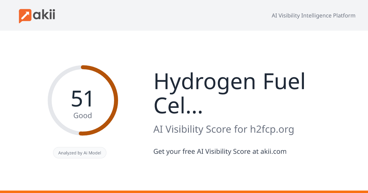 Hydrogen Fuel Cell Partnership AI Visibility Score