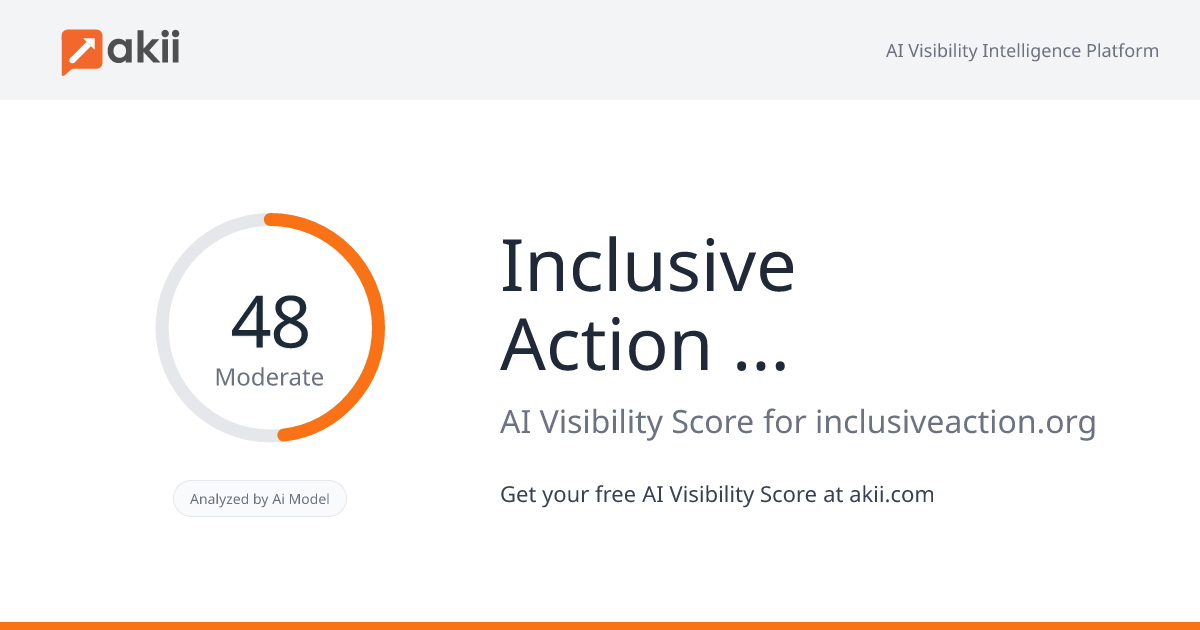 Inclusive Action for the City AI Visibility Score