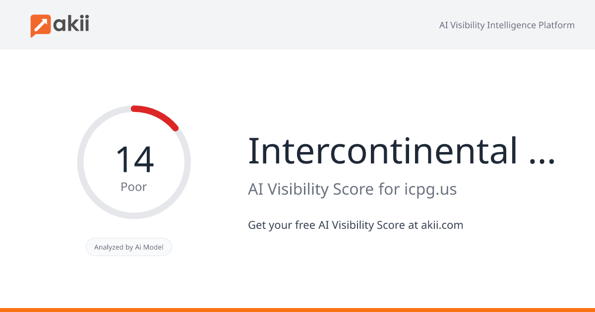 Intercontinental Processing Group AI Visibility Score