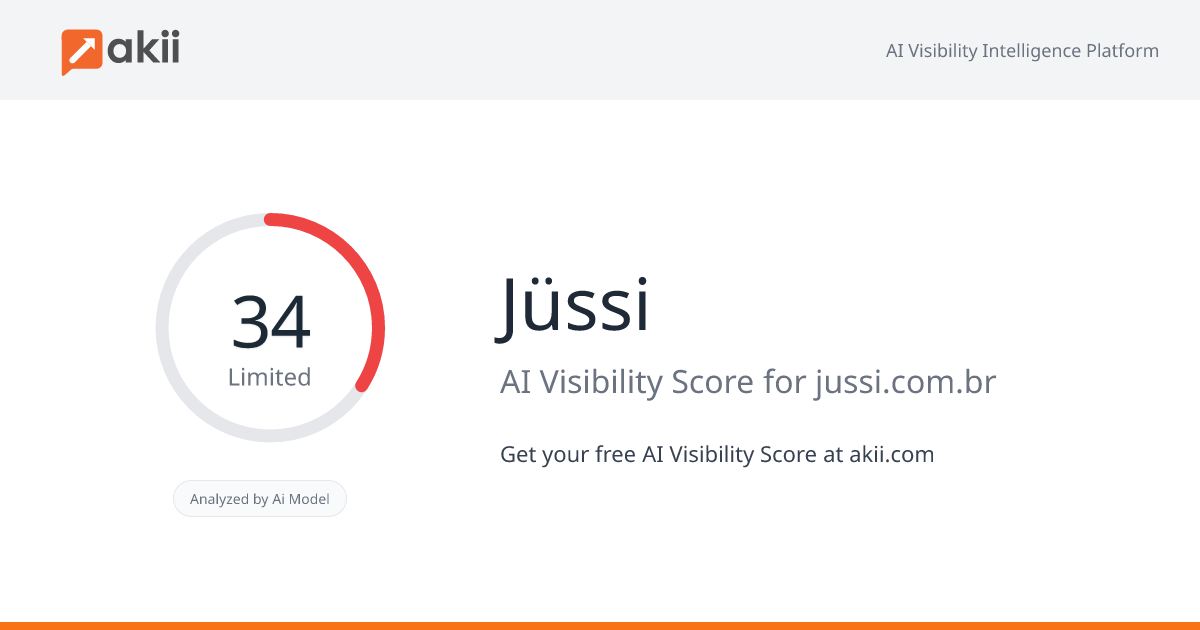 Jüssi AI Visibility Score