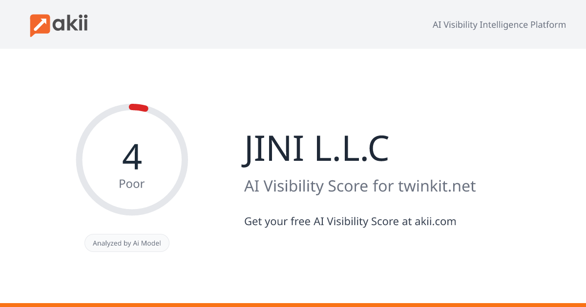JINI L.L.C AI Visibility Score