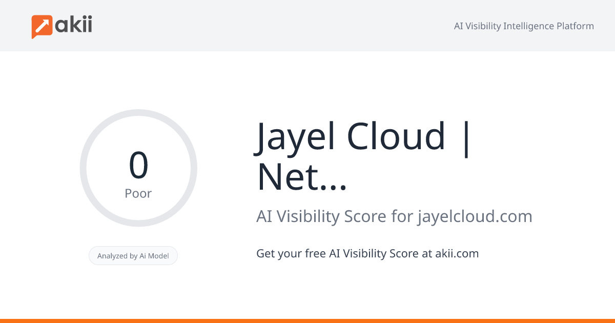 Jayel Cloud | Netsuite-Certified Solution & Support Specialists AI Visibility Score