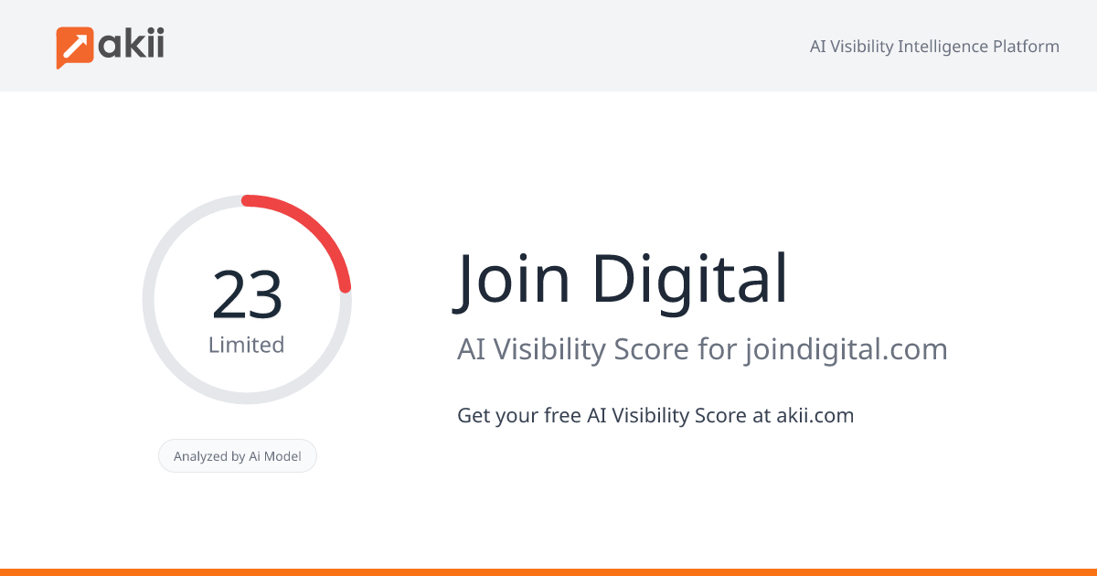 Join Digital AI Visibility Score