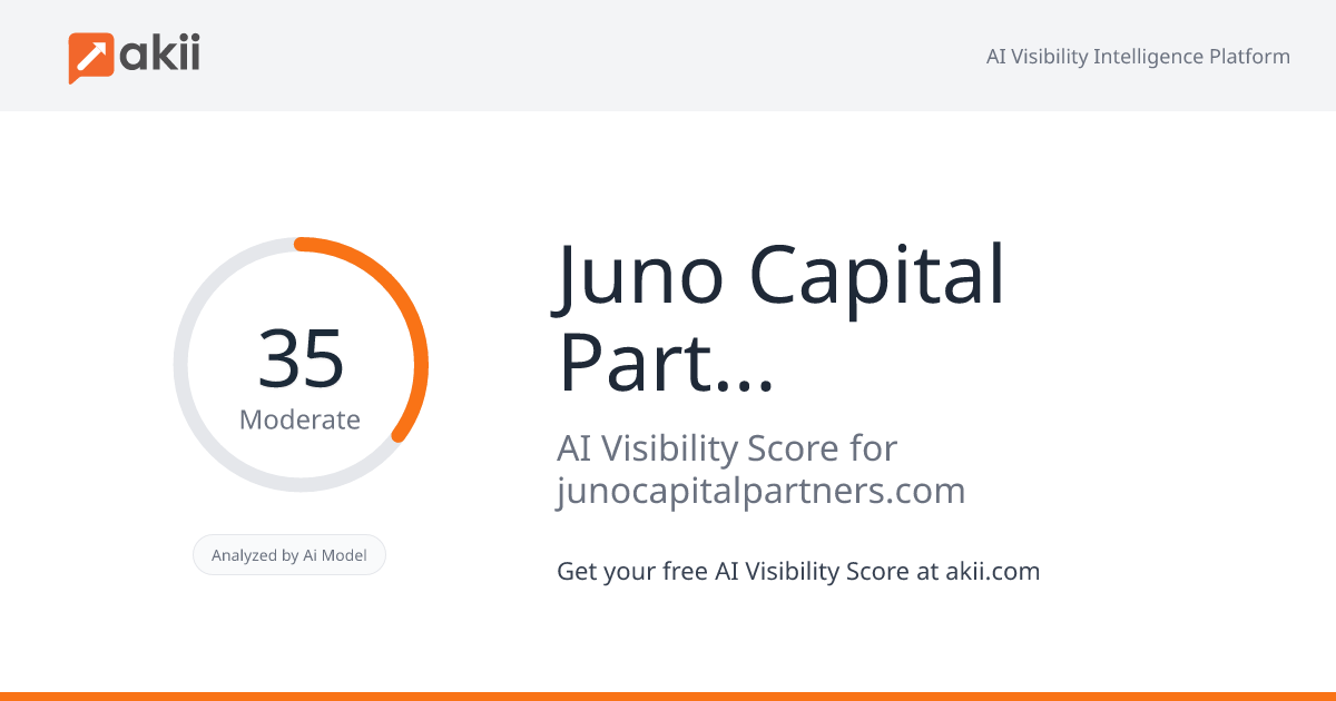 Juno Capital Partners AI Visibility Score