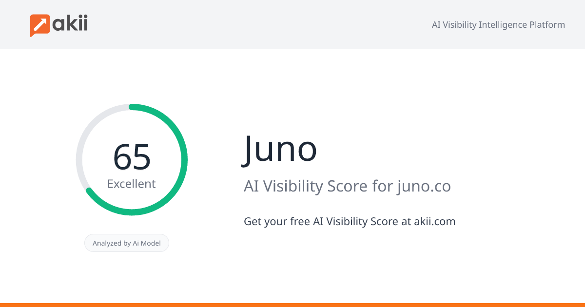 Juno AI Visibility Score