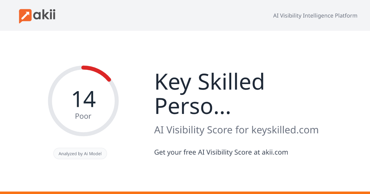 Key Skilled Personnel AI Visibility Score