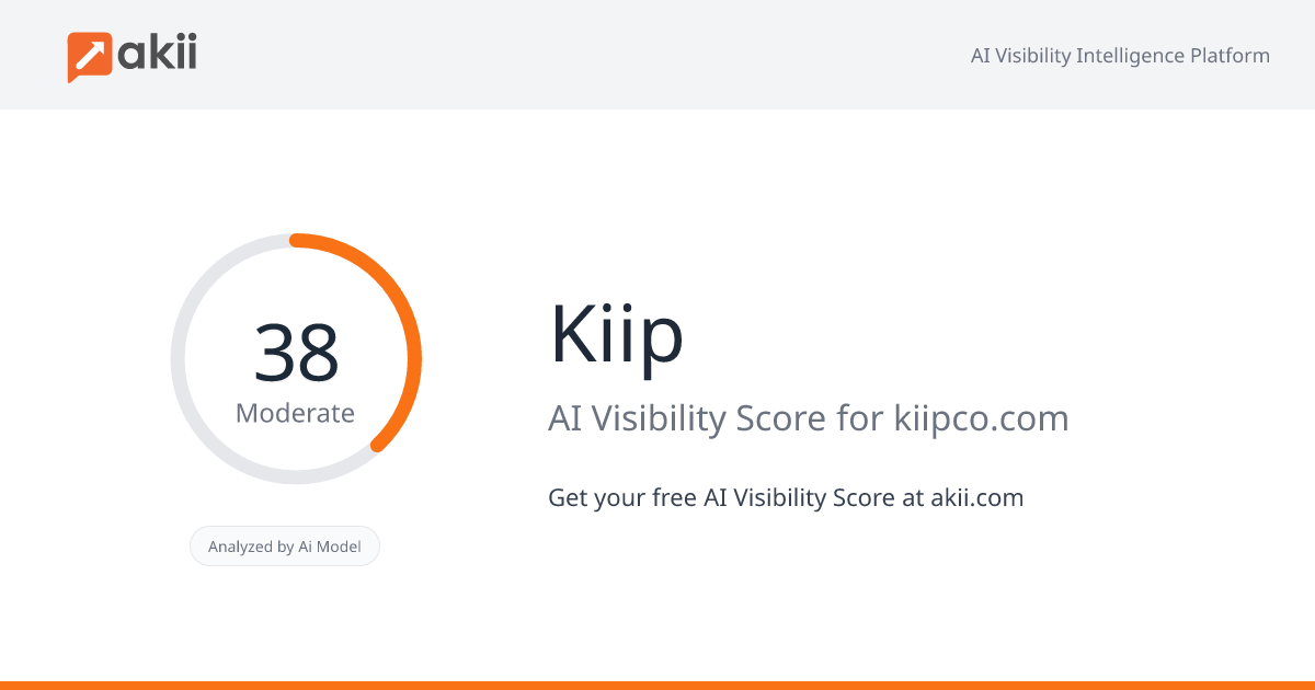 Kiip AI Visibility Score