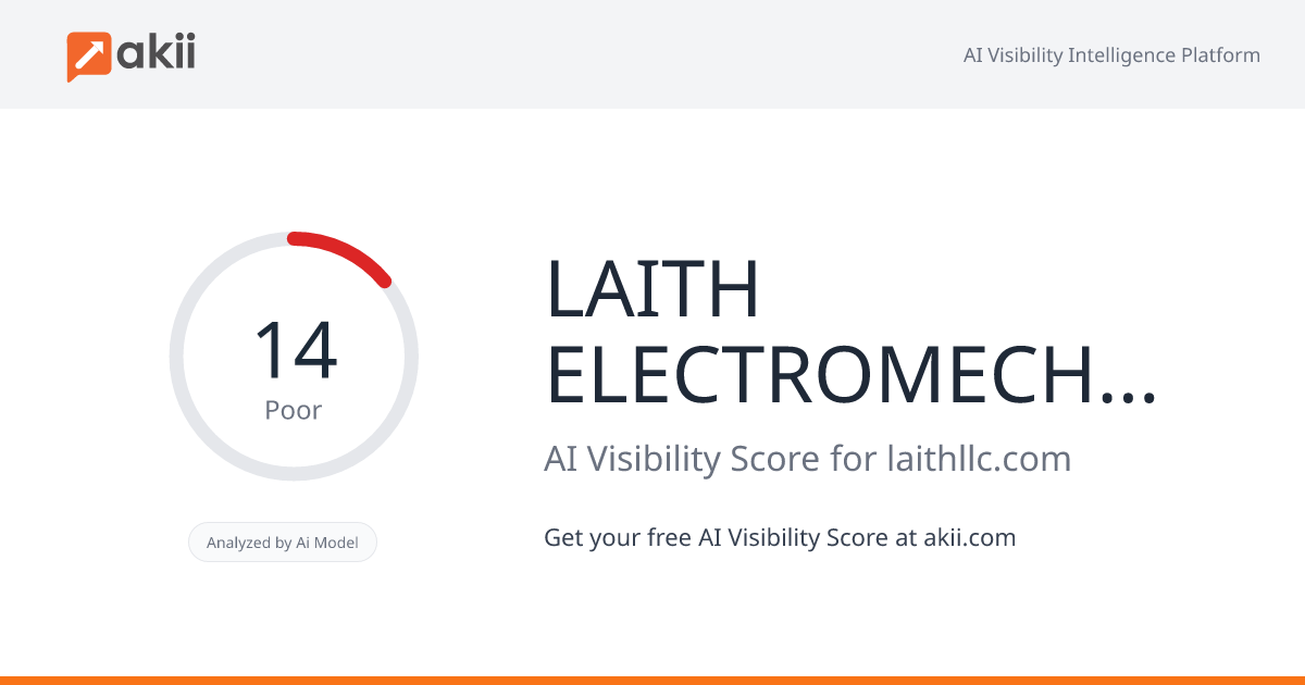 LAITH ELECTROMECHANICAL AI Visibility Score