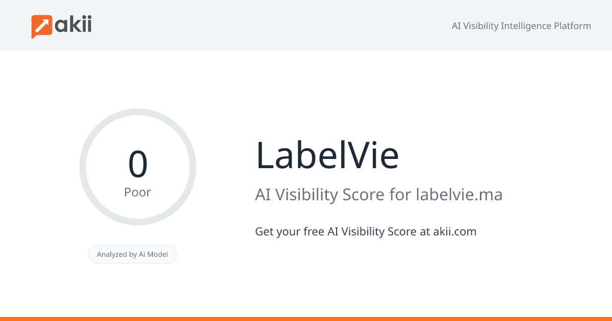 LabelVie AI Visibility Score