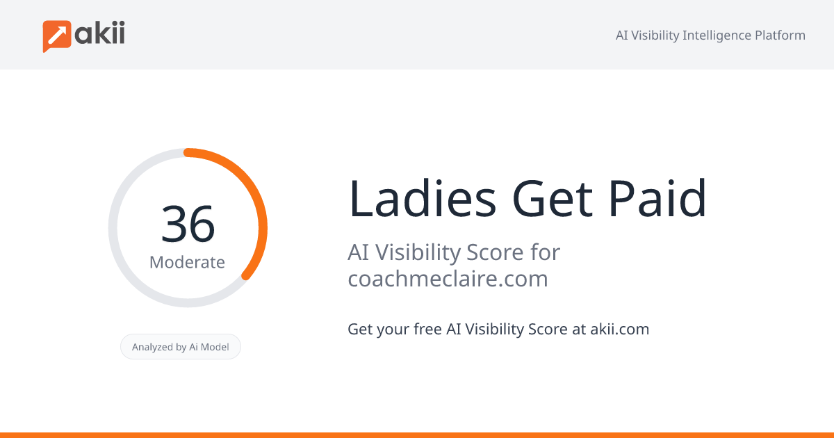 Ladies Get Paid AI Visibility Score