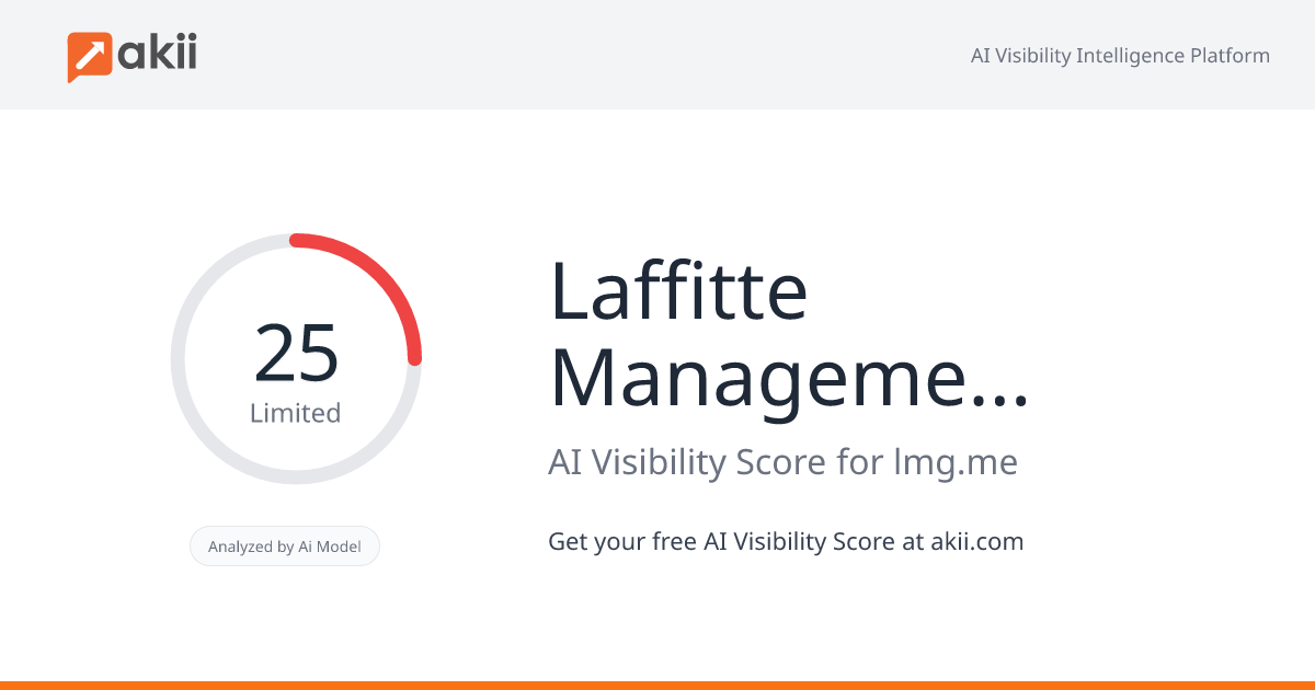 Laffitte Management Group AI Visibility Score
