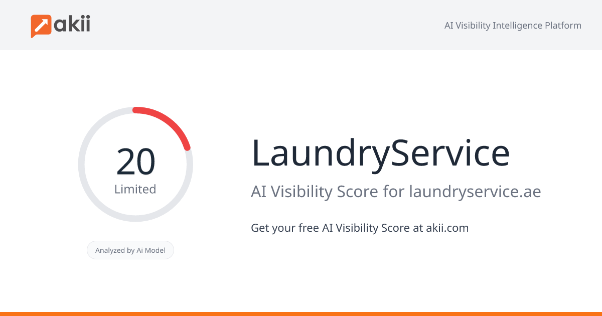 LaundryService AI Visibility Score