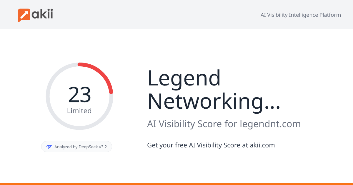 Legend Networking & Telecom AI Visibility Score
