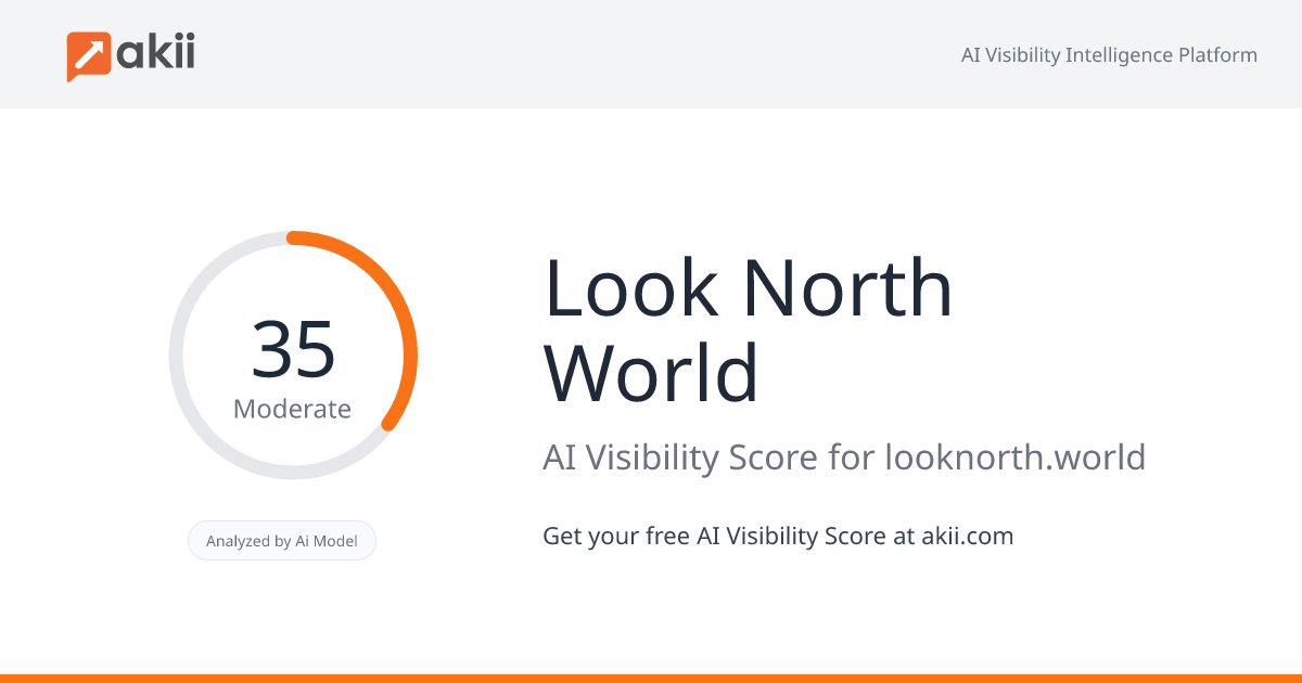 Look North World AI Visibility Score