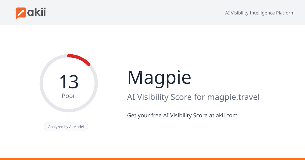 Magpie AI Visibility Score