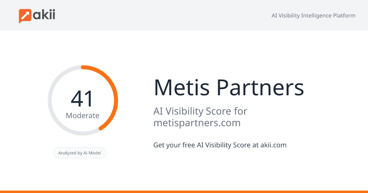 Metis Partners AI Visibility Score